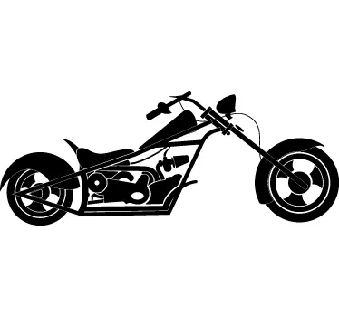 Vinilo decorativo chopper - TenVinilo