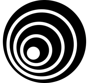 Vinilo decorativo concéntricos - TenVinilo