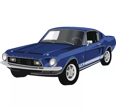 Vinilo decorativo Ford Mustang - TenVinilo