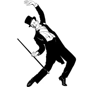 Vinilo decorativo Fred Astaire - TenVinilo
