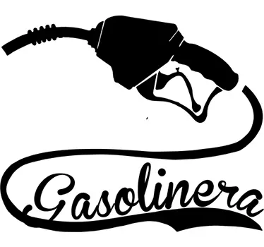Vinilo decorativo gasolinera - TenVinilo