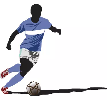 Vinilo decorativo jugador fútbol - TenVinilo