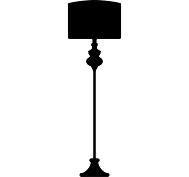 Vinilo decorativo lámpara clásica - TenVinilo