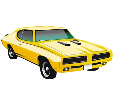 Vinilo decorativo pontiac gto 1970 - TenVinilo