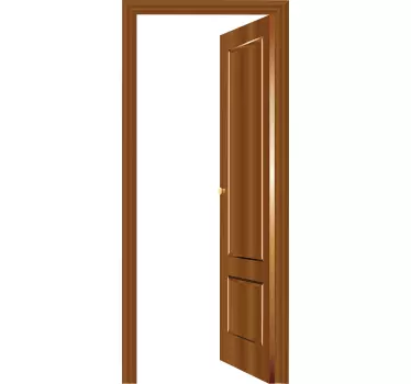 Vinilo decorativo puerta falsa - TenVinilo