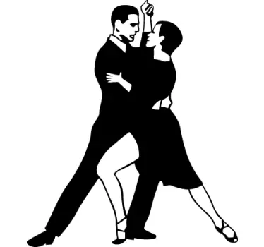 Vinilo para pared tango argentina - TenVinilo