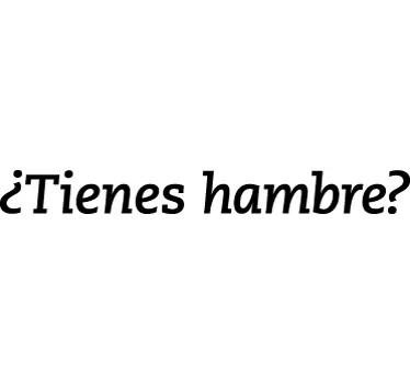 Vinilo decorativo tienes hambre - TenVinilo