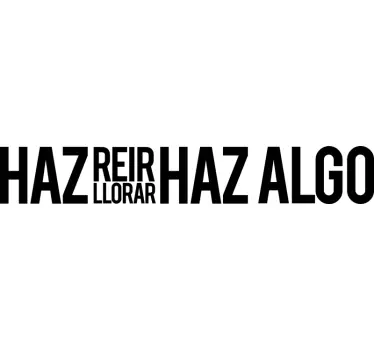 Vinilo para oficina haz algo - TenVinilo