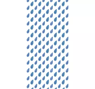 Vinilo mampara gotas de agua - TenVinilo