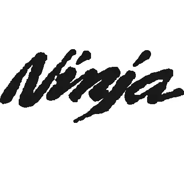 Vinilo moto logotipo Ninja - TenVinilo