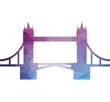 Vinilo multicolor Puente de Londres - TenVinilo