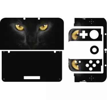 Vinilo Nintendo cara de gato - TenVinilo