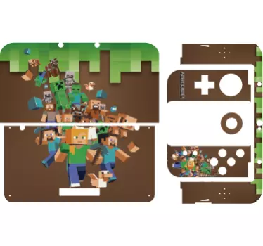 Vinilo Nintendo minecraft - TenVinilo