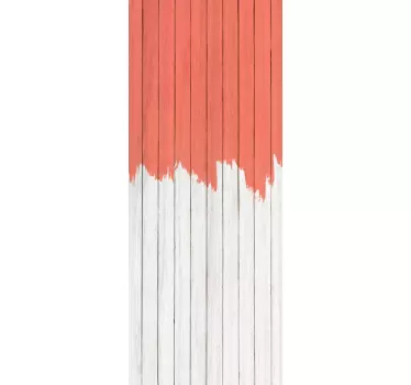 Vinilo puerta color living coral - TenVinilo
