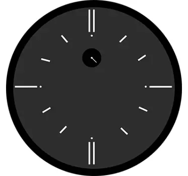 Vinilo reloj analógico - TenVinilo