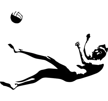 Vinilos de volley jugadora - TenVinilo