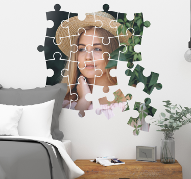 Vinilo decorativo puzle fotografía personalizable - TenVinilo
