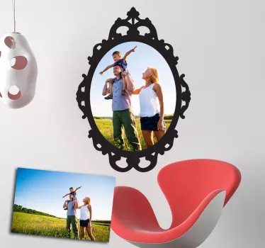 Vinilo personalizado marco con foto - TenVinilo