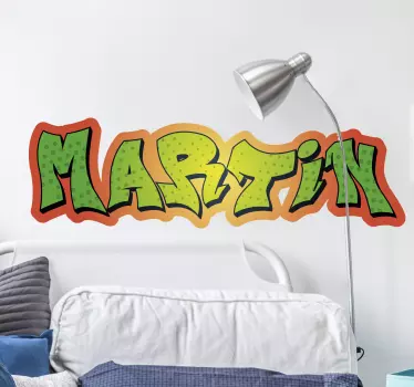 Pegatina para bicicleta grafiti - TenVinilo