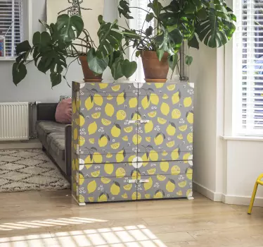 Vinilo mueble Limón tropical - TenVinilo