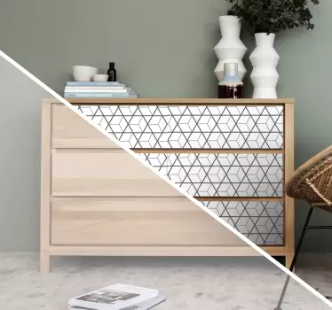 Vinilo adhesivo para mueble motivos escandinavos - TenVinilo