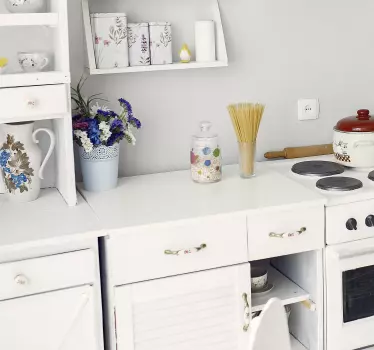 Vinilo para mueble color blanco - TenVinilo