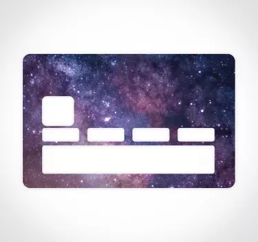 Pegatina para tarjeta de crédito universe - TenVinilo