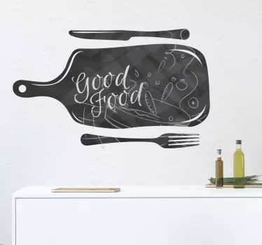 Vinilo pizarra cocina - TenVinilo