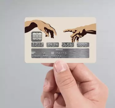 Pegatina para tarjeta de crédito Michelangelo - TenVinilo