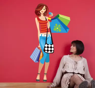 Vinilo decorativo comprando en primavera - TenVinilo