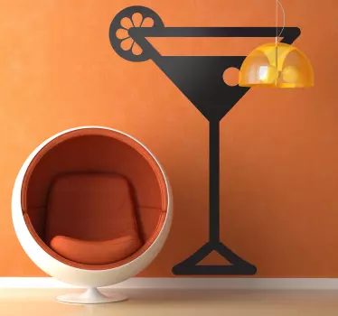 Vinilo icono bebida cocktail - TenVinilo