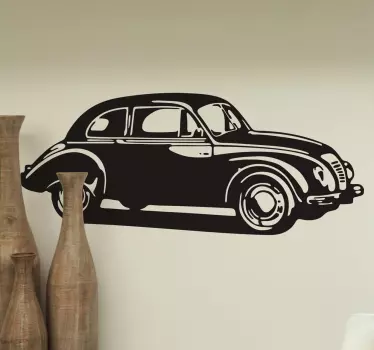 Adhesivo decorativo turismo antiguo - TenVinilo