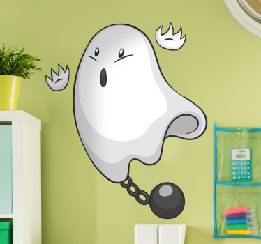 Vinilo infantil fantasma encadenado - TenVinilo