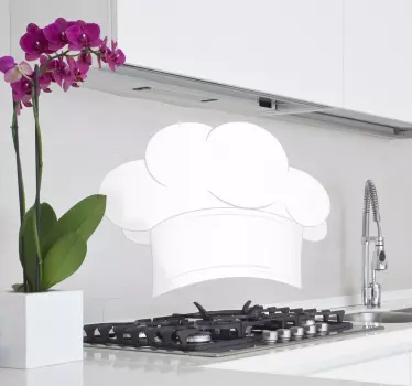 Adhesivo sombrero chef cocina - TenVinilo