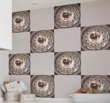 Azulejos vinílicos Baldosas de cerámica del horezu - TenVinilo