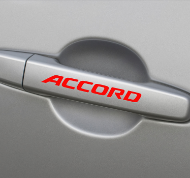 Calca para auto accord palabra - TenVinilo