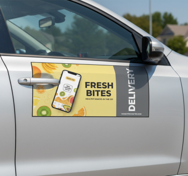 Calca para auto anuncio comercial personalizado - TenVinilo