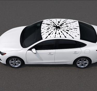 Calca para auto diseño de pintura salpicada - TenVinilo