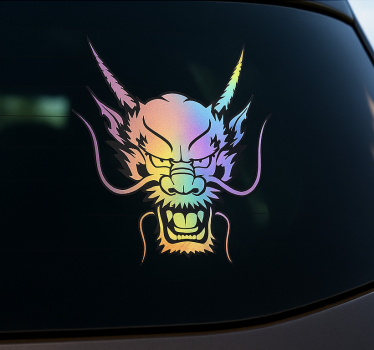 Calca para auto diseño multicolor - TenVinilo