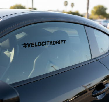 Calca para auto hashtag de alta velocidad - TenVinilo