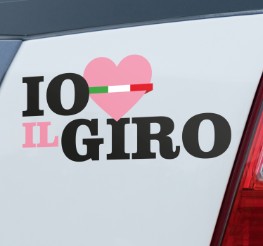 Calca para auto me encanta giro - TenVinilo