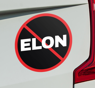 Calca para auto no Elon - TenVinilo