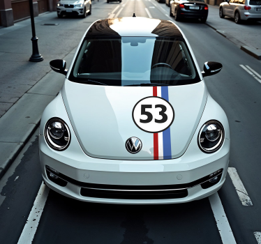 Calca para auto número herbie - TenVinilo