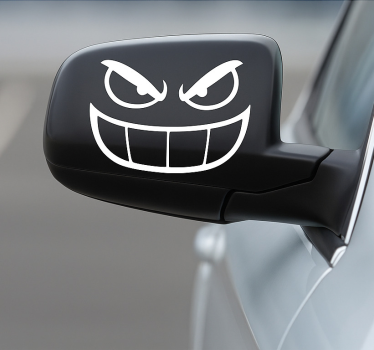 Calca para auto travieso gremlin del retrovisor - TenVinilo