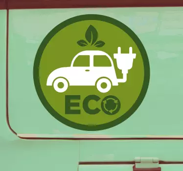 Calca para auto vehículo ecológico - TenVinilo