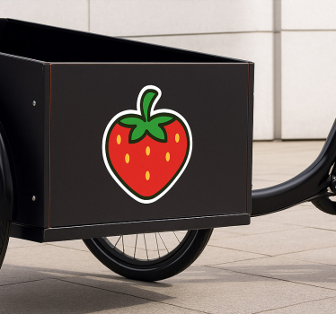 Calca para bicicleta cereza dulce fresa - TenVinilo