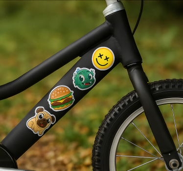 Calca para bicicleta colección de personajes de dibujos - TenVinilo