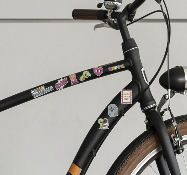 Calca para bicicleta conjunto de pegatinas al azar - TenVinilo