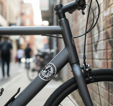 Calca para bicicleta declaración antifa - TenVinilo