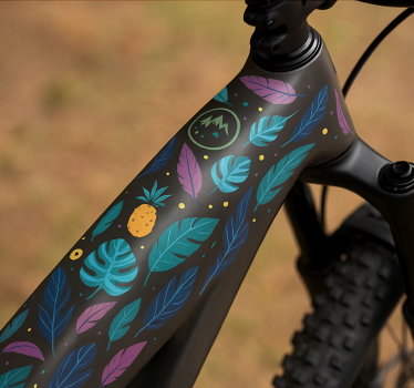 Calca para bicicleta envoltura verano exótico - TenVinilo